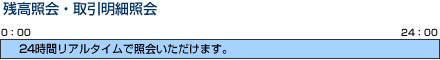 残高照会・取引明細紹介
