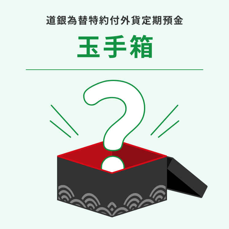 道銀為替特約付外貨定期預金「玉手箱」